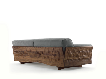 NUDO - 2 seater leather sofa by Riva 1920 - view 3